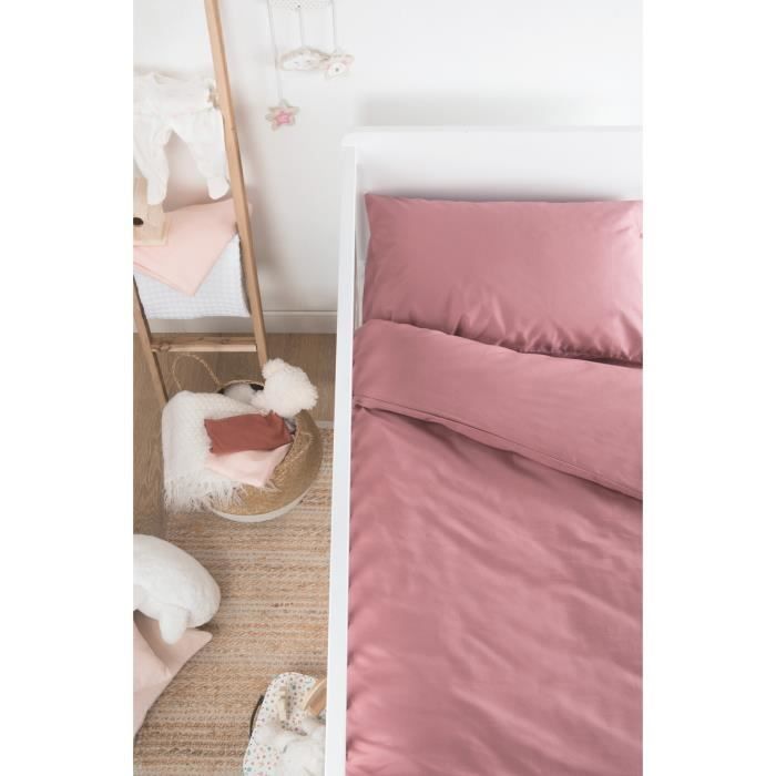 Housse De Couette Bebe Unie En Coton Bio 100 X 140 Cm Bois De Rose 6 12 Mois Rose Cdiscount Maison Housse De Couette Bebe Unie En Coton Bio 100 X 140 Cm Bois De Rose 6 12 Mois Rose Cdiscount Maison