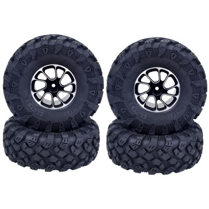 RC Pneus Accessoires Compatible avec SG 1603 SG 1604 SG1603 SG1604 1/16 RC Pièces Rechange pour Voiture Accessoires 4 Pièces Roue