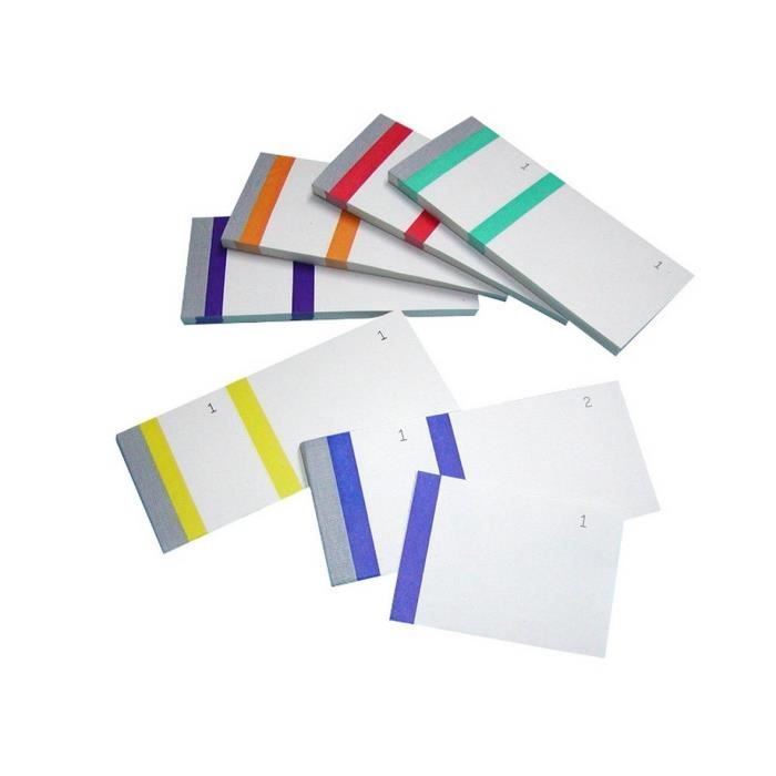 CARNET A SOUCHES NUMERO 100 PAGES CARNET POUR TOMBOLA 