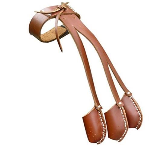 Longbowmaker – Gant De Tir à L'arc à 3 Doigts – Cuir De Vache, Scratch Réglable, Pour Droitier Ou Gaucher – 4 Tailles