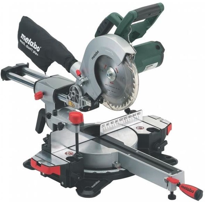 Metabo Scie A Onglets Radiale Kgs216m 216 Mm 1500 W Achat Vente Scie Electrique Scie Radiale 216 Mm 1500 W Cdiscount