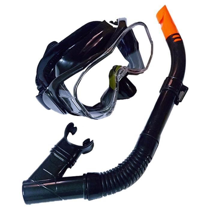 Masque De Snorkeling Intégral Pour Adulte - Noir - Neuf En Boîte, Sans Marque