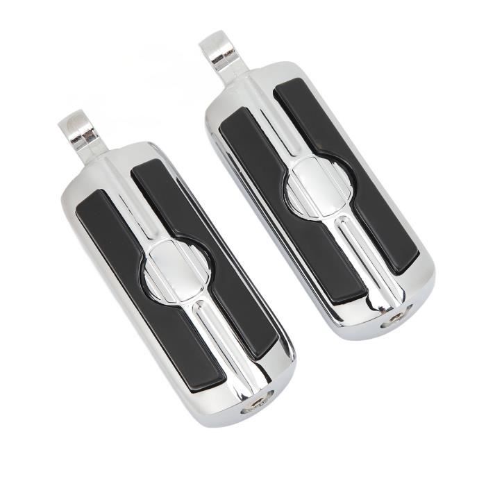 Repose-pied Passager Vtt Lot De 2 Repose-pieds Moto Réglables - Pédales Antidérapantes Universelles 84 Mm Pédales Moto Glissière