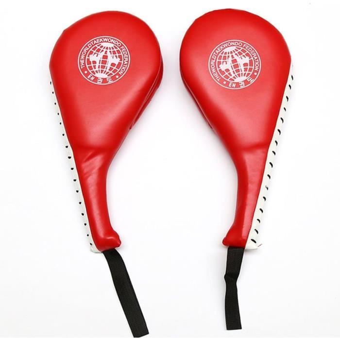 Raquettes De Frappe Taekwondo - Paire - Cuir PU - Pour Entraînement Combat