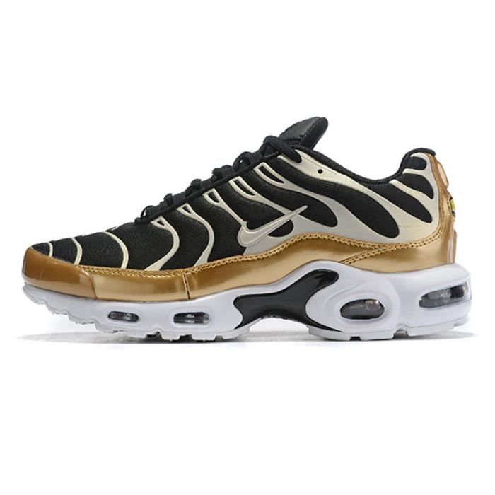 air max plus noir et or