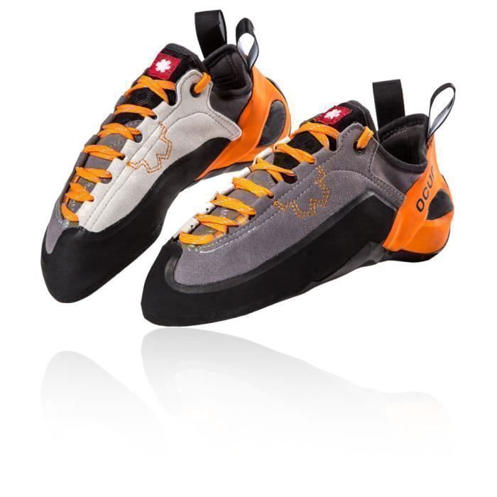 Ocun Hommes Jett LU Climbing Chaussures De Sport Basketss Gris Orange Respirant Ocun Hommes Jett LU Climbing Chaussures De Sport Basketss Gris Orange Respirant