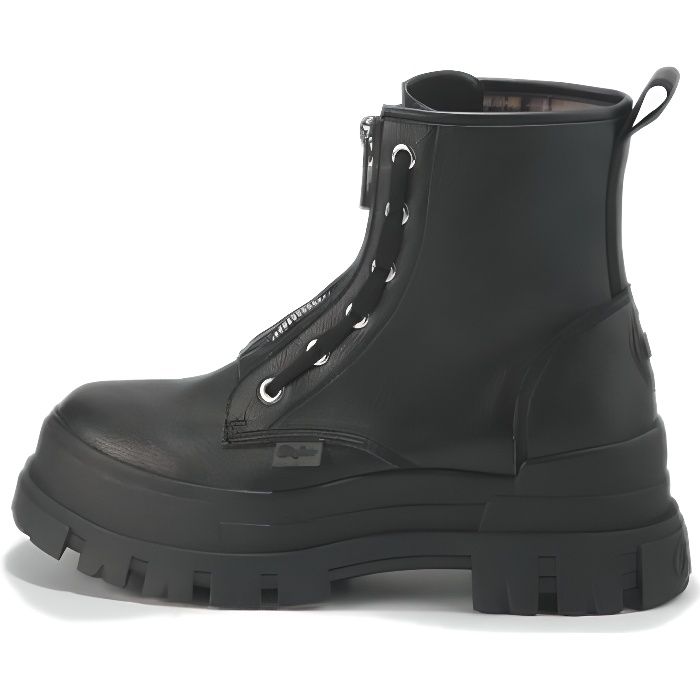 Buffalo Chaussure à lacets - BUFFALO - ASPHA ZIP - Noir - Synthétique - Plateforme profilée