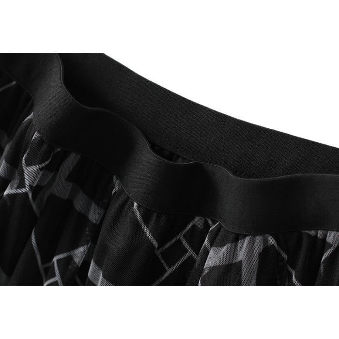 Jupe Femme Marks And Spencer - Taille 6, A-Line Longue, Motif Géométrique Multicolore
