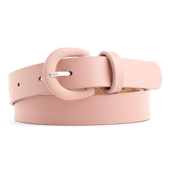 Ceinture Femme Large En Cuir PU Rétro - Ceinture Taille Élastique Pour Robes Et Manteaux