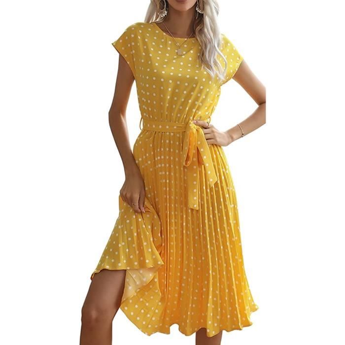 GRMLRPT Robe de Plage Femme Robe Fleurie Bohème Bretelles Spaghetti