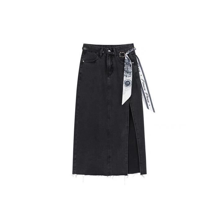 Jupe Femme Noire Motivi - Taille 36 - Neuve Avec étiquettes - Polyester - Fermeture éclair - Style Classique