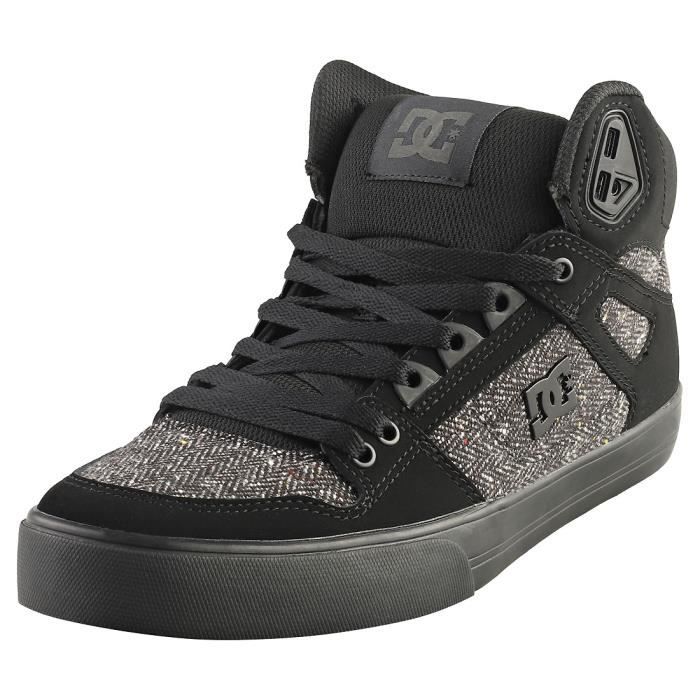 Baskets Montantes DC Shoes Pure HighTop Noir – Pointure 39, Occasion Très Bon état