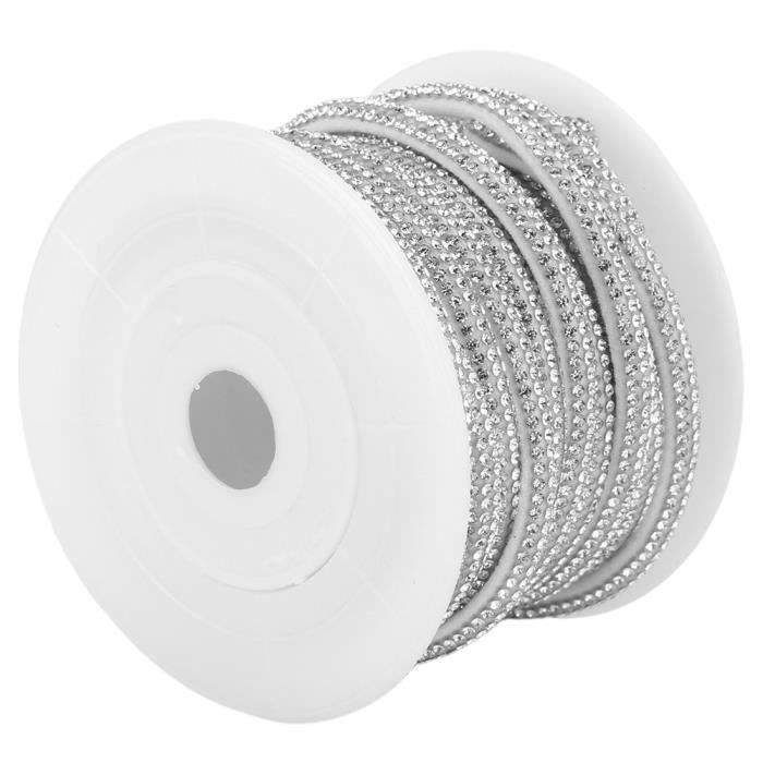 Ruban Strass Auto-adhésif - 4 Rouleaux De 91,4 Cm (1 Yard), Cristal Brillant - Pour Décorer Vêtements, Chaussures, Accessoires, Décoration Fête Et Mariage