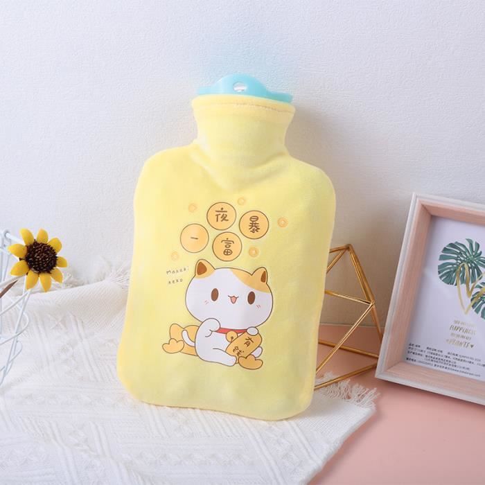 Bouillotte Koala Grise - Sac Eau Chaude Peluche Amovible Hiver & Sac Glace Été, Chaleur Confortable