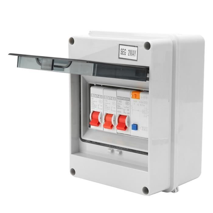 Disjoncteur Différentiel - OMABETA - 40Amp 30mA - IP65 - Plastique Ignifuge - 2 Voies