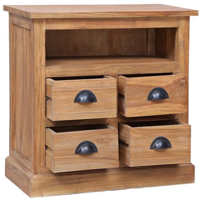 Omabeta Buffets  bahuts - Armoire latérale 60 x 30 x 60 cm Teck solide - Meubles haut de gamme - M11844