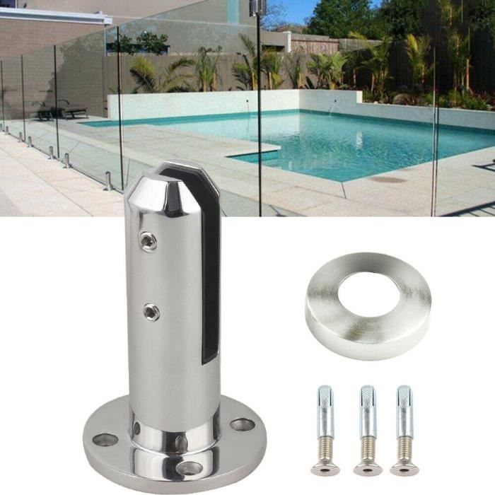 Acier inoxydable Spigots Escaliers Piscine Spigot Verre Balustrade Garde-corps Balcon Clôture De Verre Pince