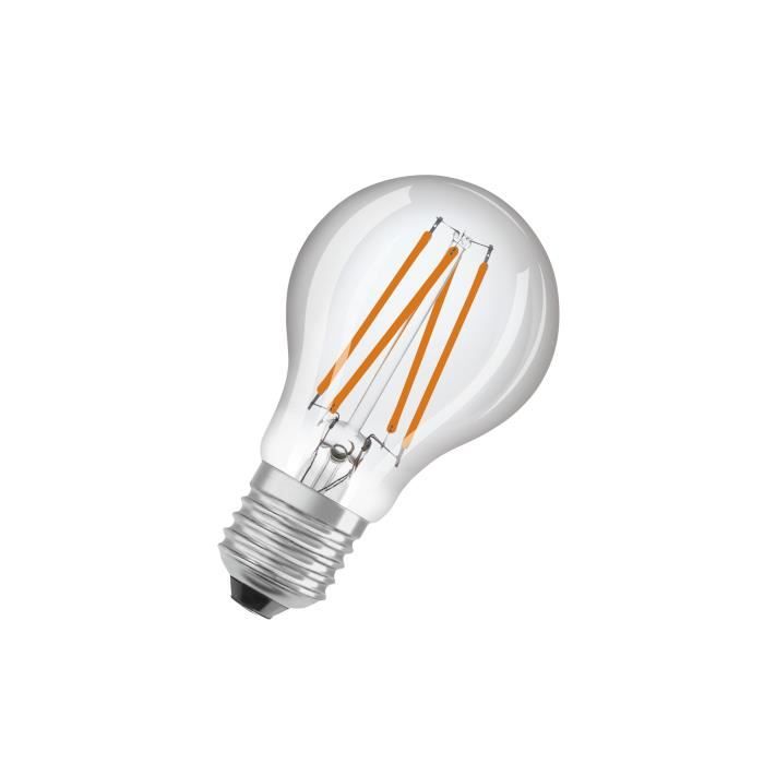 Lampe LED Star+ OSRAM - E27 - Blanc froid - 600 Lumen - Remplacement traditionnelle