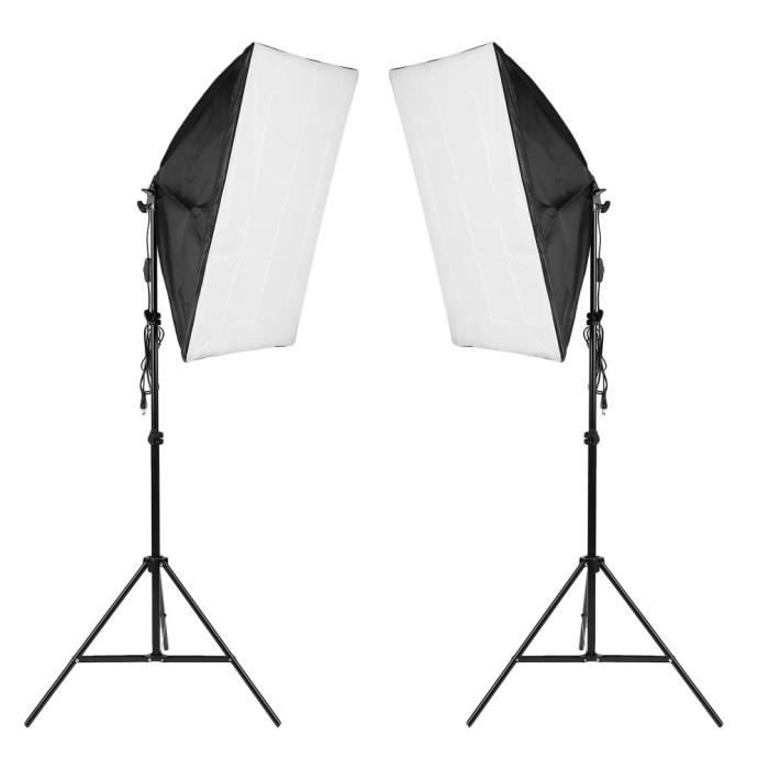 Kit d'éclairage pour Studio Photo, boîte à lumière avec ampoule LED de  135W, boîte à lumière 50x70cm pour enregistrement vidéo et Photo de  Portrait - AliExpress