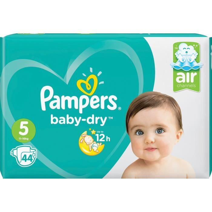 Pampers Couches Baby Dry Taille 5 3 Paquets De 44 Couches Achat Vente Couche 4015400963608 Soldes Sur Cdiscount Des Le 20 Janvier Cdiscount