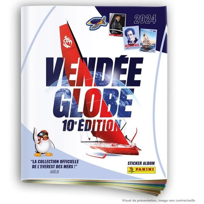 Panini Vendée Globe Blister – 12 Pakjes + 1 Gratis, Totaal 65 Stickers, Officiële Collectie Van Het Mythische Zeilevenement, Editie 2024 Panini Vendée Globe Blister – 12 Pakjes + 1 Gratis, Totaal 65 Stickers, Officiële Collectie Van Het Mythische Zeilevenement, Editie 2024