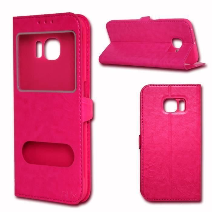 Custodia Magnetica Antiurto Cellulare Custodia A Libro PH26 Per Logicom L Ement 401 Similpelle 1108665