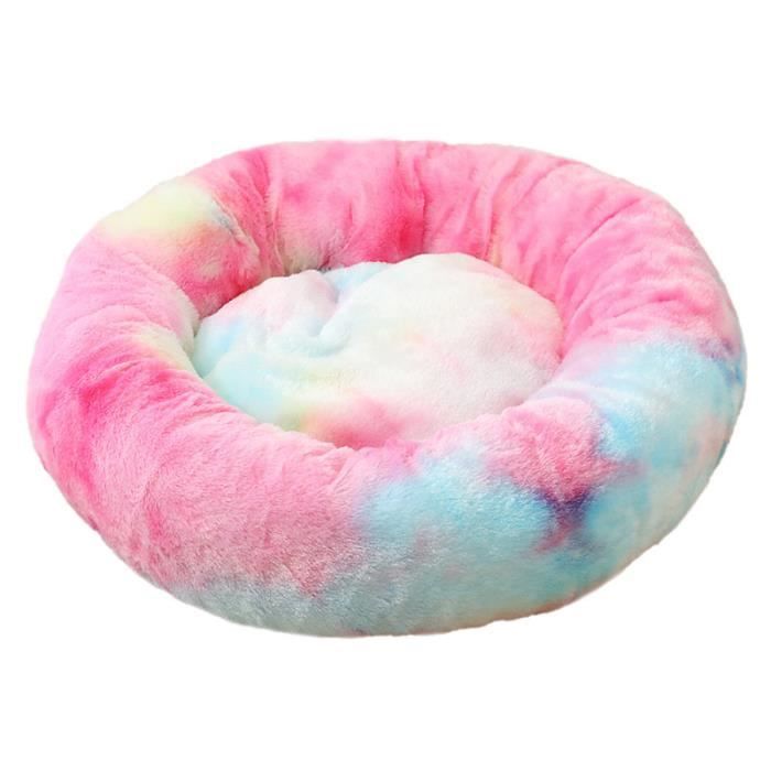 Comparer les prix de RNGCPTO Lit de Panier COUSSIN Pour Chat et Chien,Lit Rond en Peluche Douce et Confortable Panier Pour Chat Chien 80cm  Z1