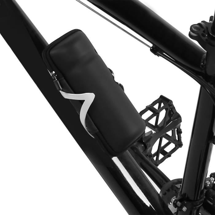 Sacoche Rigide Porte-Bidon Vélo - Sac à Outils Kettle Shell Noir Durable