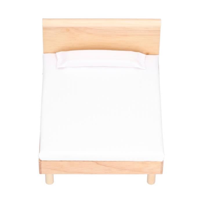1/12 échelle maison de poupée meubles miniatures lit superposé en bois 1/12 échelle maison de poupée meubles miniatures lit superposé en bois