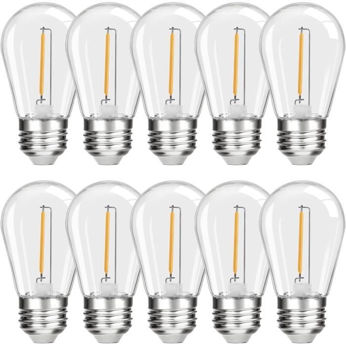 Ampoule LED E27 50W claire ambrée, coloris blanc chaud | Maisons du Monde