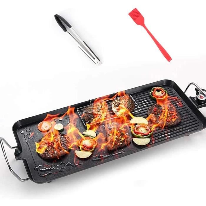 Brosse à Huile Barbecue En Silicone Avec Manche Inox - Tête Remplaçable Résistante 230°C