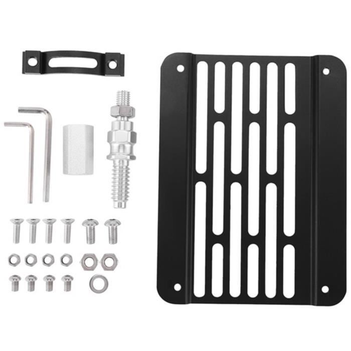 Noir Support Barre Led, Support De Montage Universel Plaque D'Immatriculation Pare-Chocs Avant