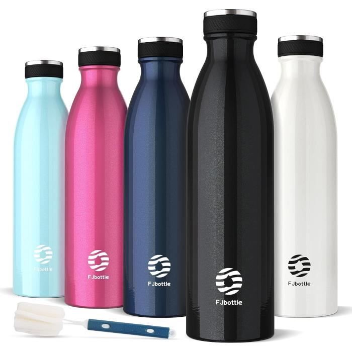 Fjbottle Gourde Isotherme Enfant 400ml, Bouteille Isotherme Etanche