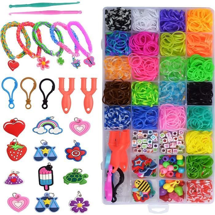 500pcs S Clips Coloré Loom Bandes Résultats Fermoirs Clips En