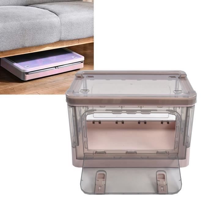Mini Organiseur De Bureau Pliable En Plastique Crème : Rangement Compact Pour La Papeterie - France
