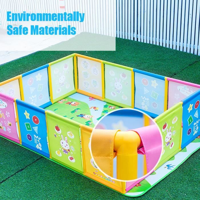 Tempsa Parc De Bebe Piscine Seche Avec Balles Bebe Cloture Parc Pour Nouveau Ne Bebe 2x3 80x1x45cm Cdiscount Puericulture Eveil Bebe