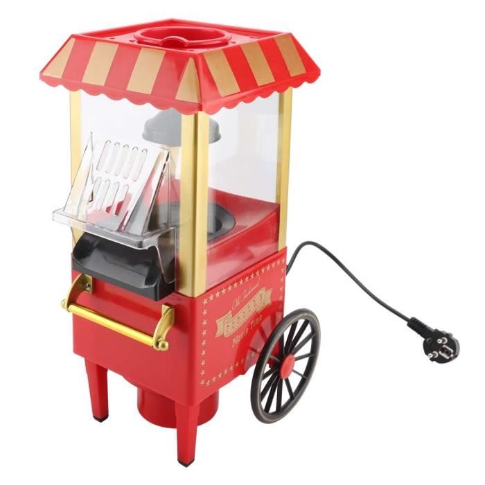Machine à Pop-corn Fun&Taste P'Corn Easy - 1200 W, Cuisson à L'air Chaud Sans Huile, Bol Amovible, Prêt En 3 Min - 6