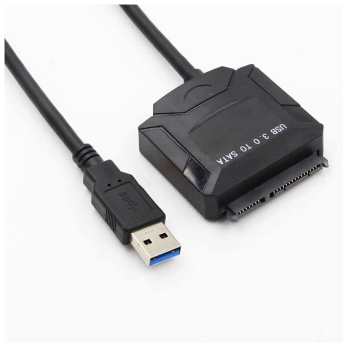 Jnjood Câble Adaptateur Sata Usb 3.0 Vers Convertisseur Sata Disque Dur