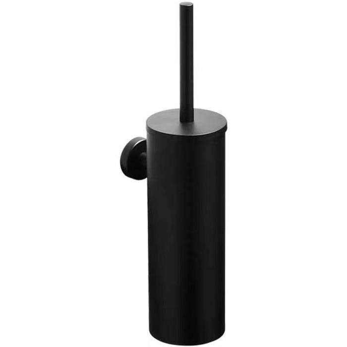 Gessi Ovale, Ensemble De Brosses De Toilettes Pour Montage Mural, Noir