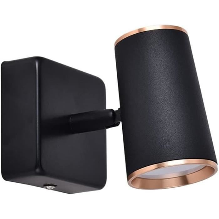 Applique Murale LED Lecture Avec Port USB - Lampe Chevet Rotative 350° 3W Blanc Chaud