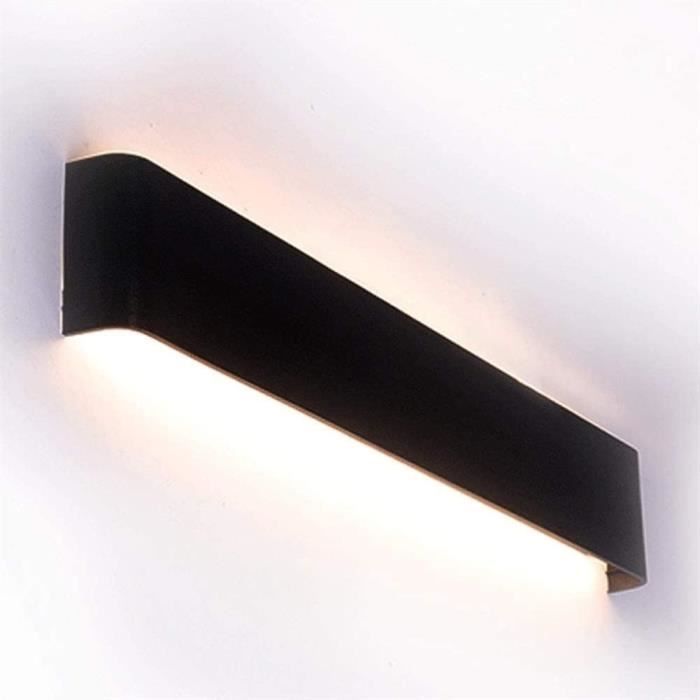Uonlytech Applique Murale Incurvée Aluminium LED - Éclairage Moderne Intérieur Et Extérieur