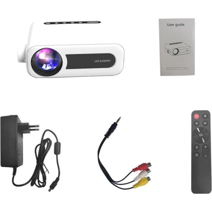 Projecteur De Projection Sans Fil Home Projecteur Led Hd 1080P
