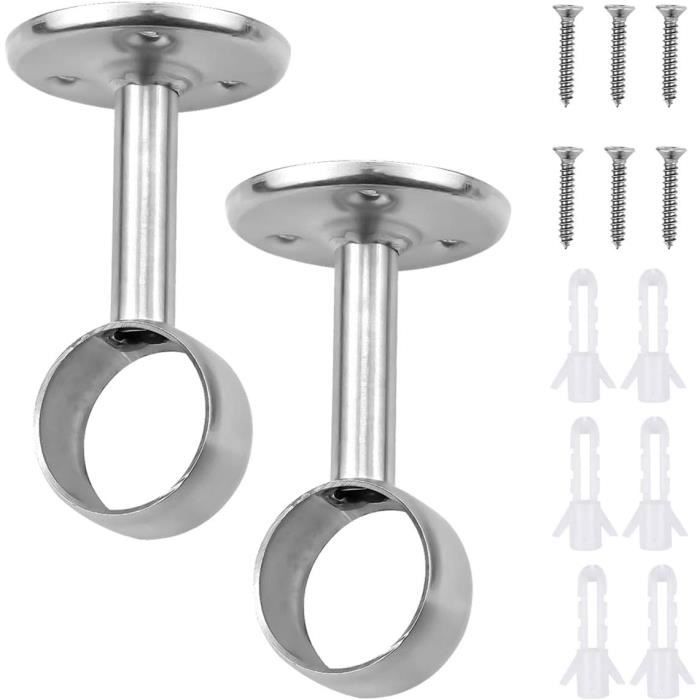 Umbra Cappa Double Tringle à Rideaux Extensible 168-305 Cm - Design Moderne Laiton Et Acier