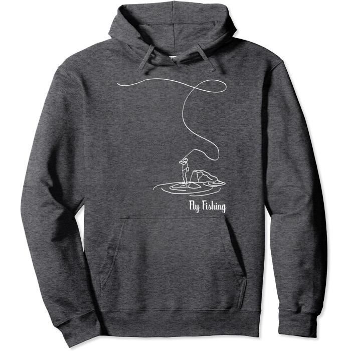 Sweat de Pêche à Capuche Lycra Manches Longues Respirant UV50+ Générique