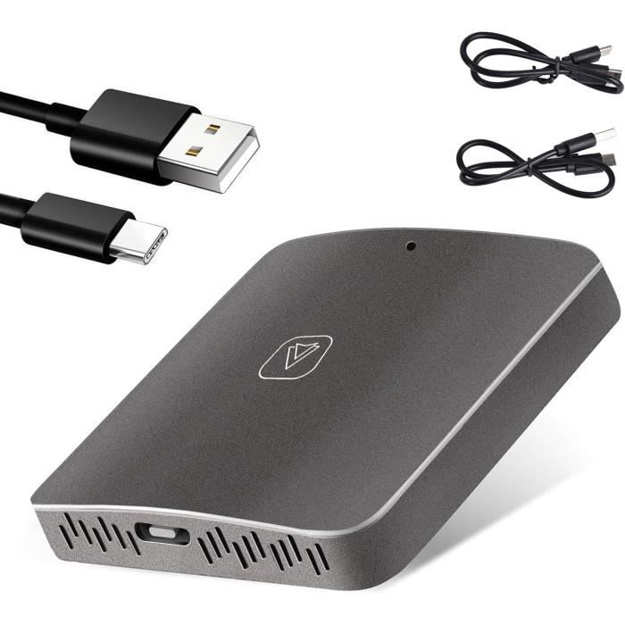 Adaptateur Sans Fil Android Auto - Connexion Automatique 5GHz - Pour Voiture Compatible Android Auto - Transforme Le Filaire En Bluetooth