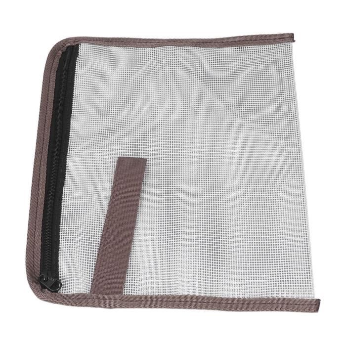Sac De Plage Pliable En Maille 23L - Dimensions 36x22x38 Cm, Poignées 30 Cm, Poche Intérieure Zippée
