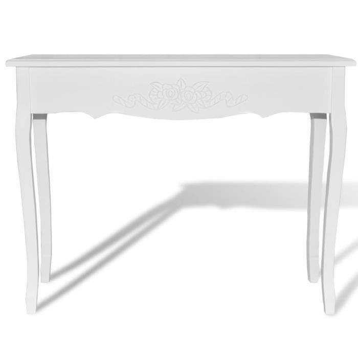 Console De Mariage Chinoise Palazzo INT - Table Coiffeuse Rouge - 6 Tiroirs