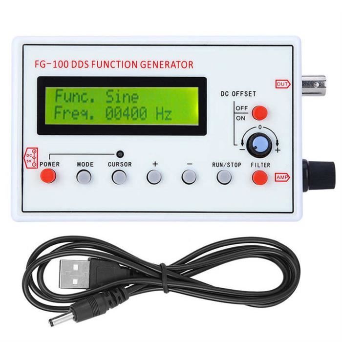 Amplificateur De Puissance Double Canal 40V | Générateur De Signal DDS, 0-100KHz, 2x Gain | Pour Tests, Médical, Ultrasons