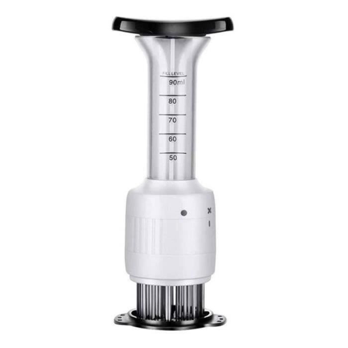 Injecteur De Marinade Pour Viande - Poire Alimentaire Réutilisable Pour Dinde, Poulet, Porc - Ustensile Barbecue, Rend La Viande Juteuse - 13