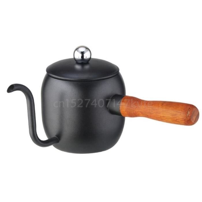 Théière Bouilloire En Aluminium Induction – 1,2L Poignée Anti-Brûlure Cafetière Maison Camping – PRETYZOOM Design Rétro Argenté